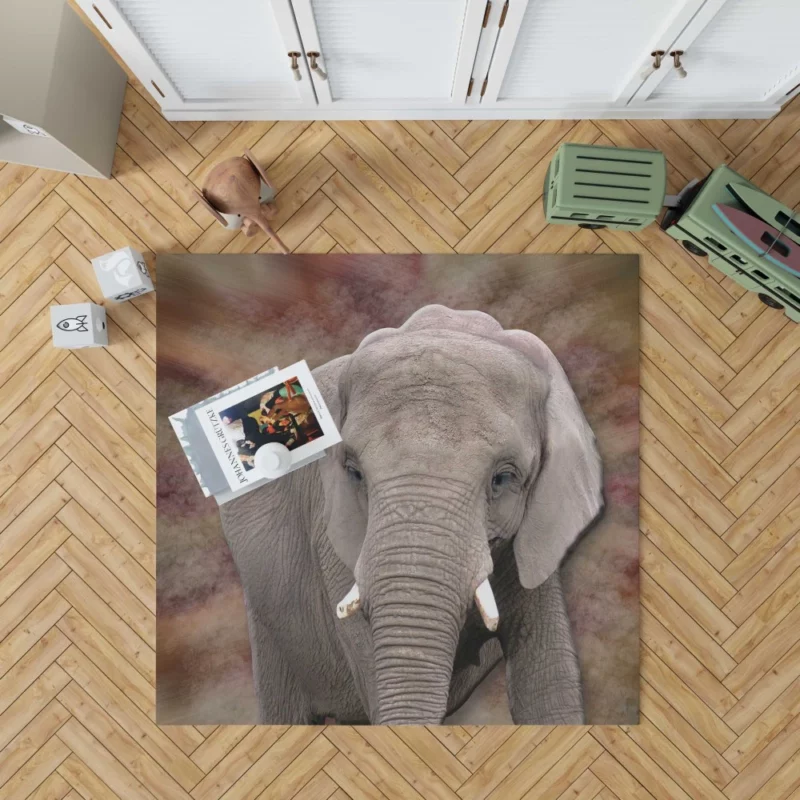 3D Elephant Majestic African Beauty Rug