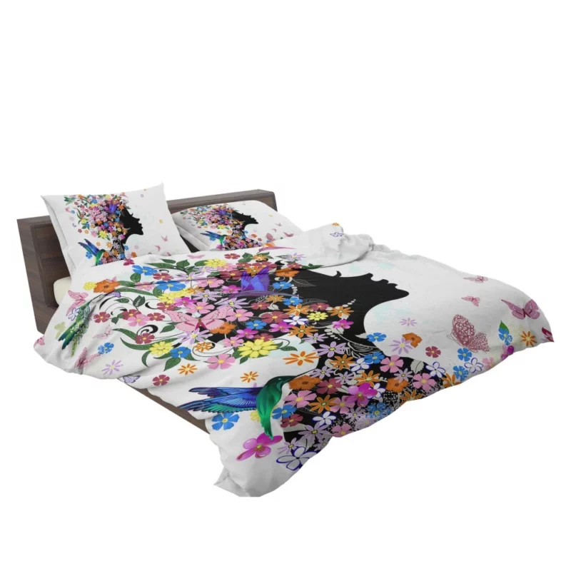 Abstract Floral Vector Nature Beauty Bedding Set 2