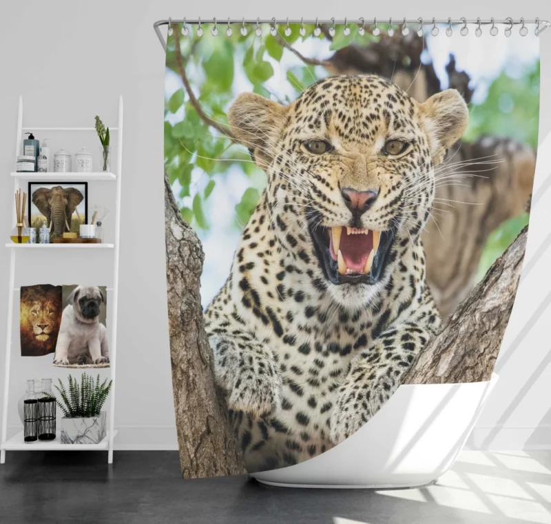 Adorable Kitten Playful Innocence Shower Curtain