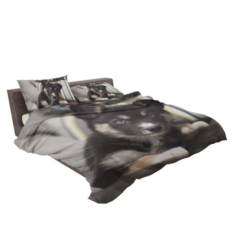 Adorable Puppy Playful Muzzle Bedding Set 2