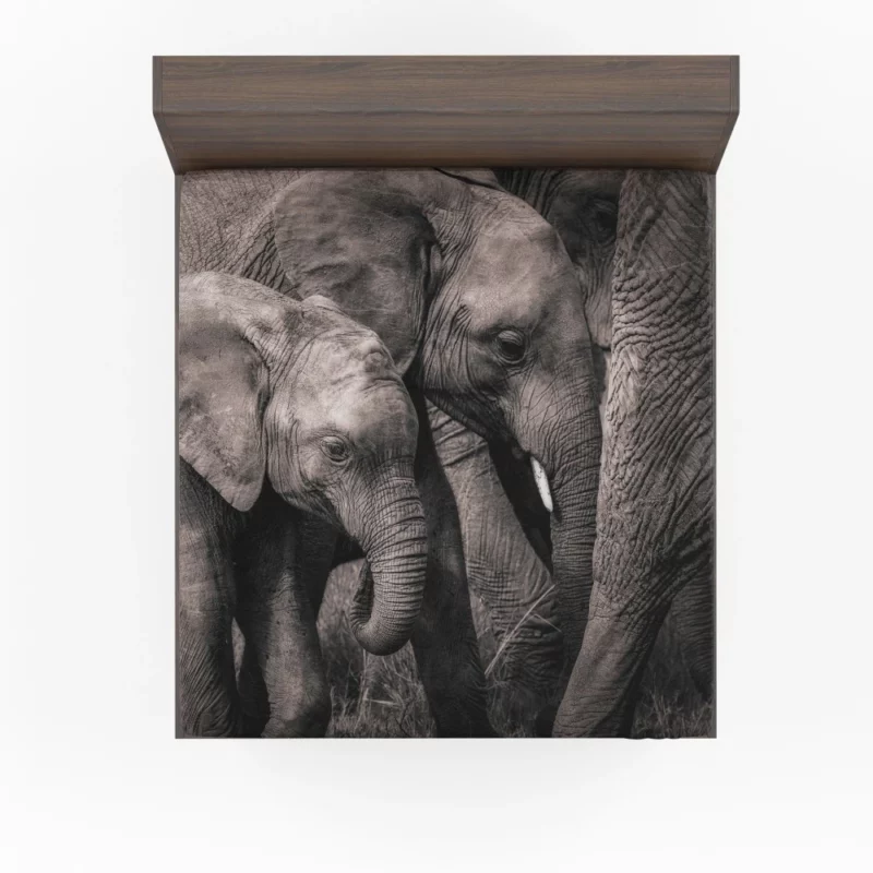 African Bush Elephant Fitted Sheet 1