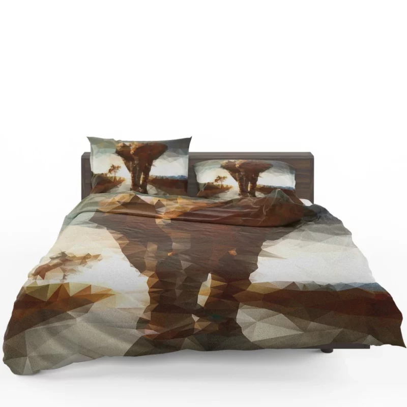 African Bush Elephant Grand Wilderness Bedding Set