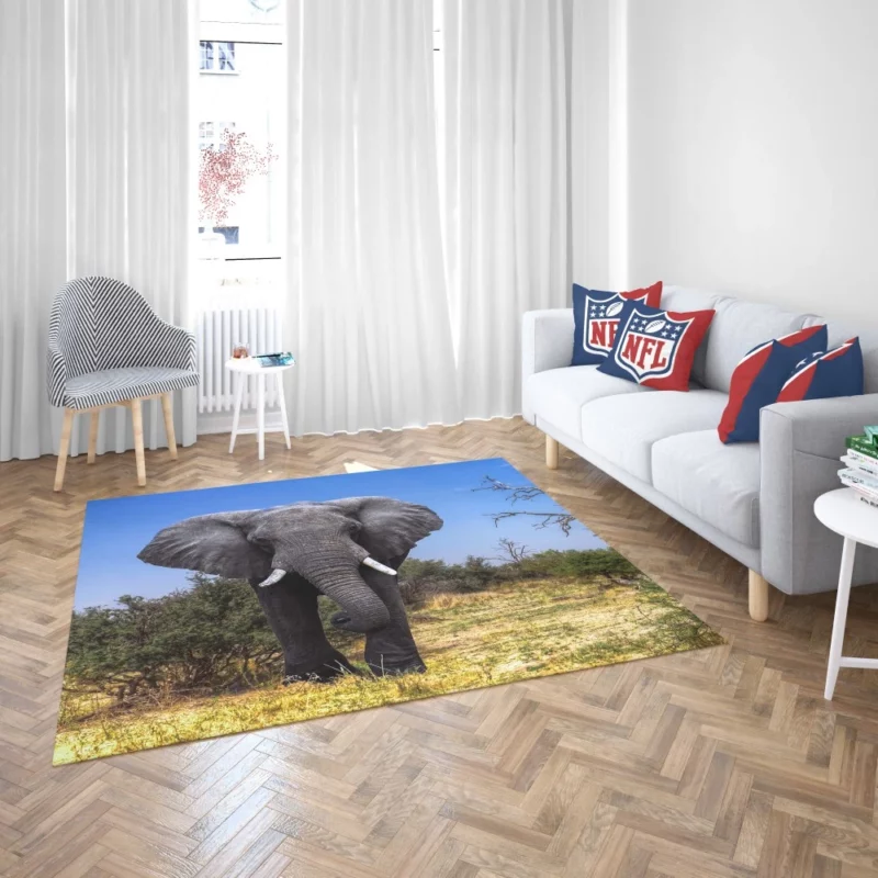 African Bush Elephant Majestic Grace Rug 2