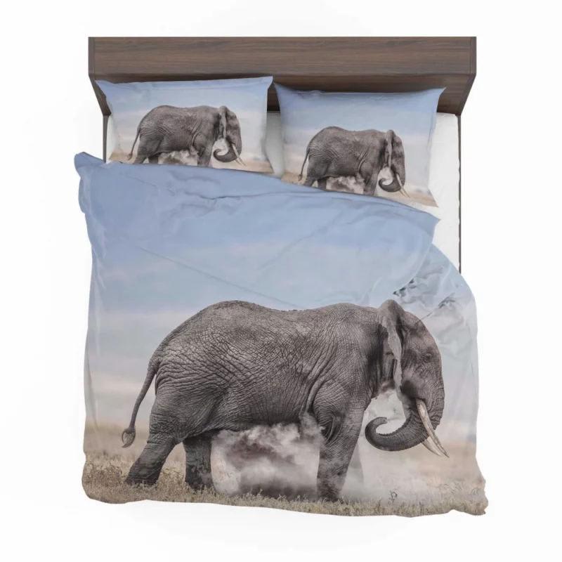 African Bush Elephant Majestic Wilderness Bedding Set 1