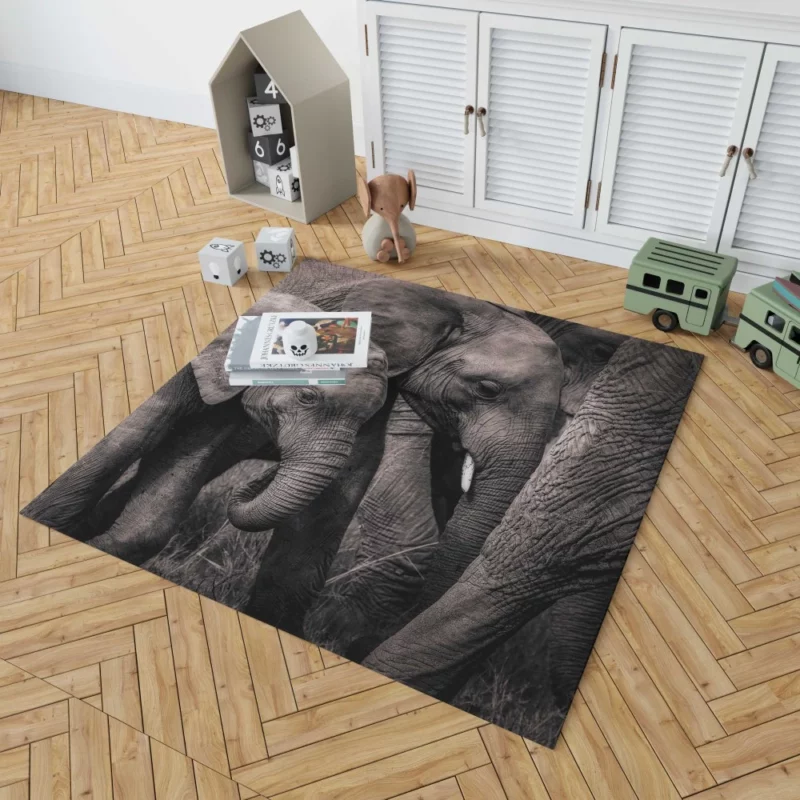 African Bush Elephant Rug 1