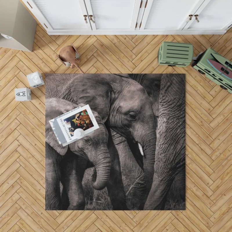 African Bush Elephant Rug