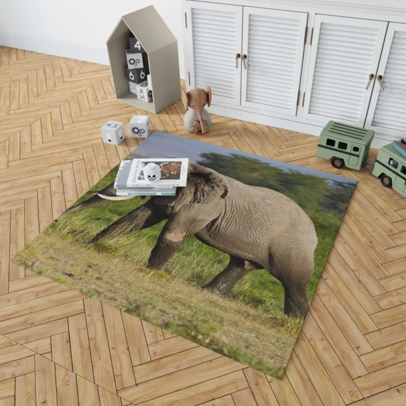 African Bush Elephant Wilderness Majesty Rug 1