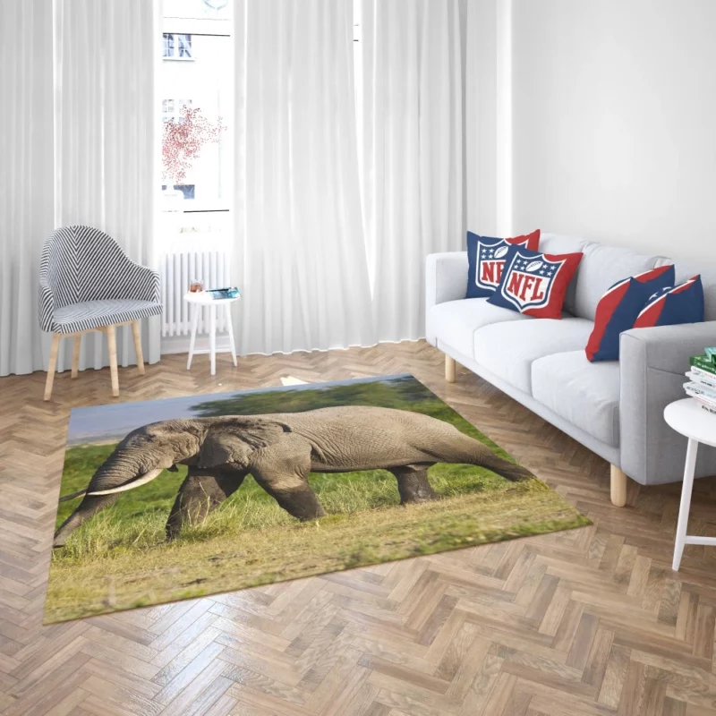 African Bush Elephant Wilderness Majesty Rug 2