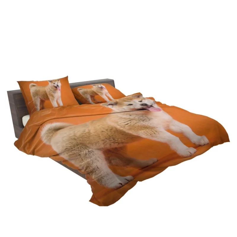 Akita Noble Demeanor Loyal Guardian Bedding Set 2