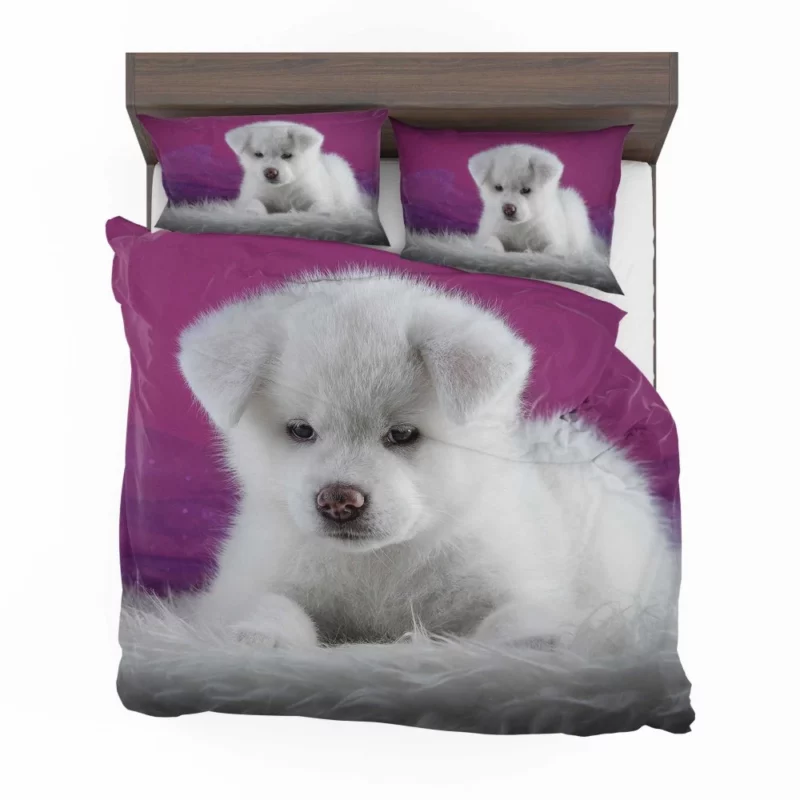 Akita Puppy Captivating Innocence Bedding Set 1