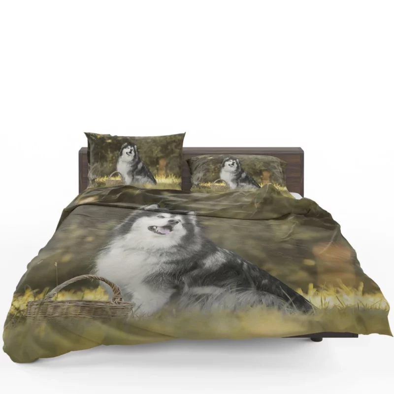 Alaskan Malamute Playful Spirit Bedding Set