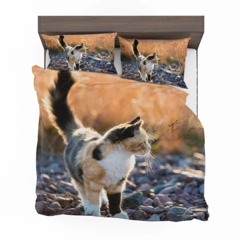 Alluring Cat Expression Bedding Set 1