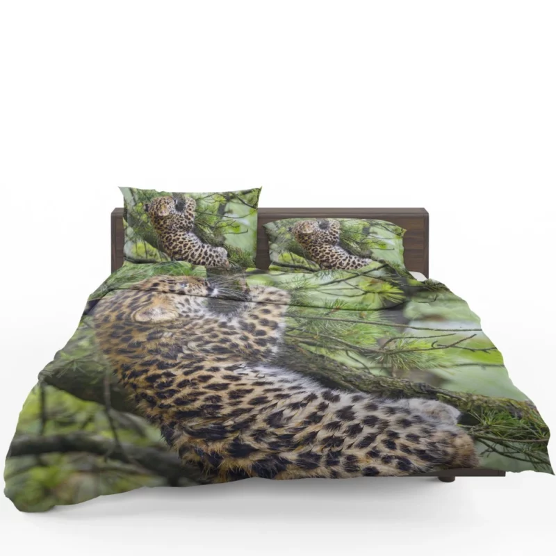 Amur Leopard Cub Wild Cuteness Bedding Set