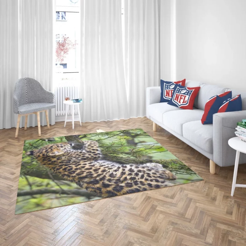 Amur Leopard Cub Wild Cuteness Rug 2