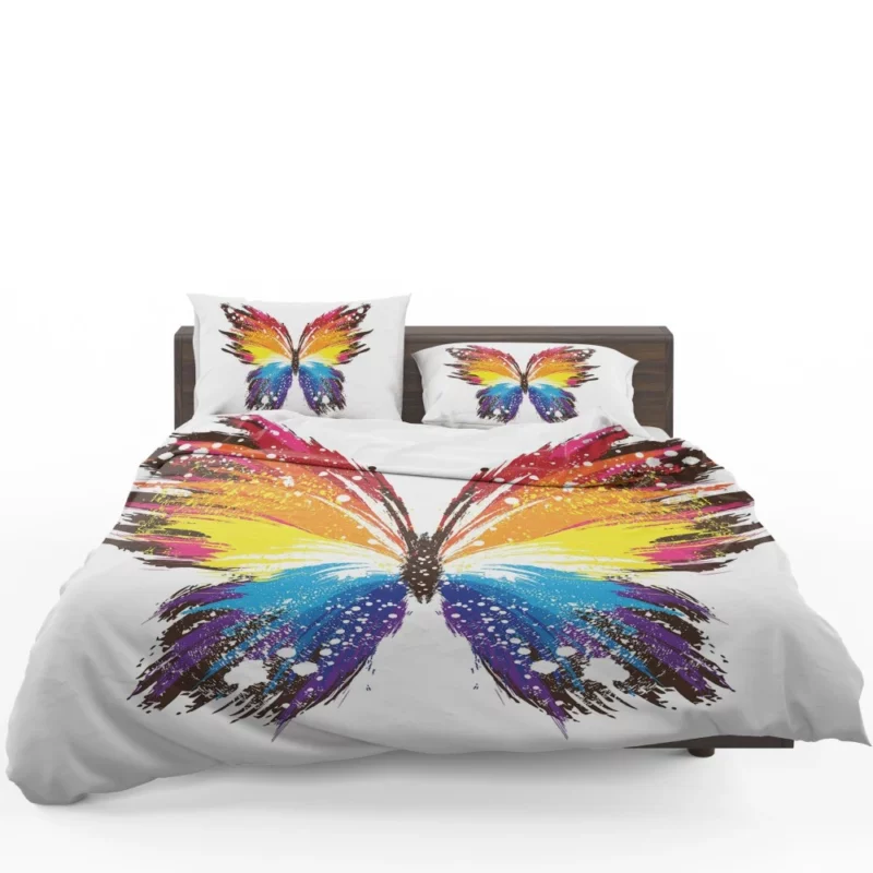 Artistic Butterfly Abstract Elegance Bedding Set