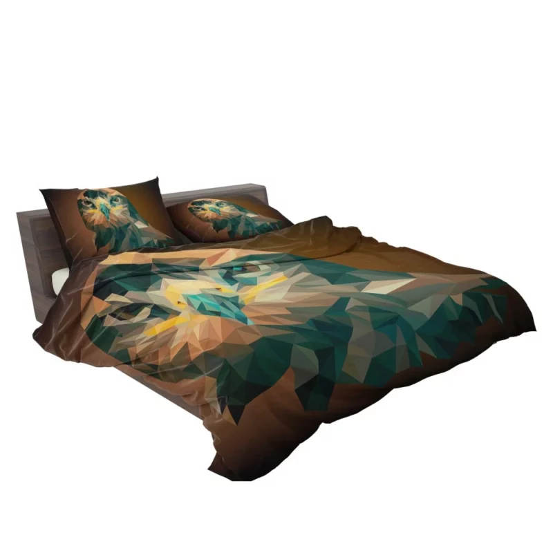 Artistic Eagle Minimalist Elegance Geometric Bird Bedding Set 2