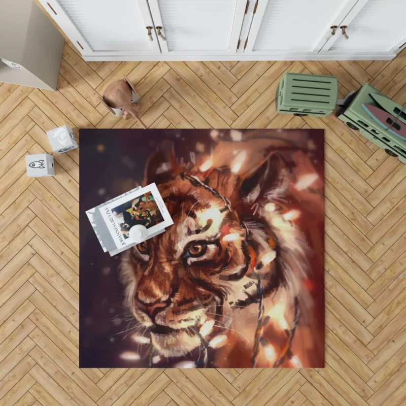 Artistic Impression The Tiger Roar Rug