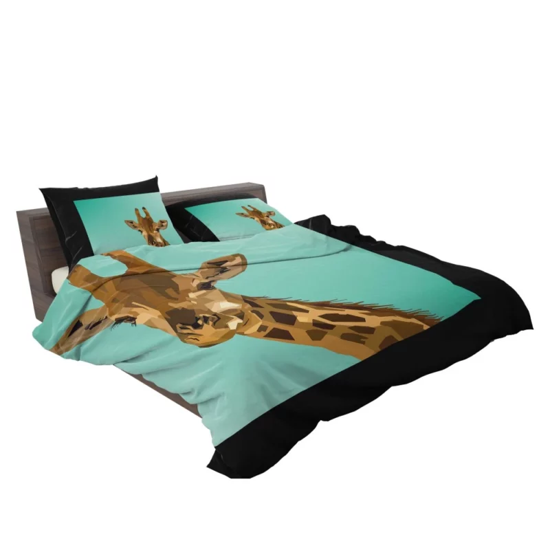 Artistic Interpretation Majestic Giraffe Bedding Set 2