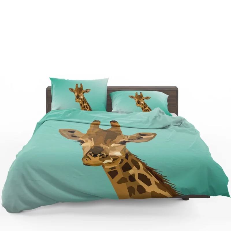 Artistic Interpretation Majestic Giraffe Bedding Set