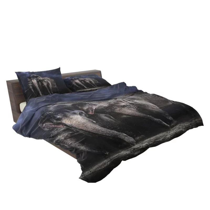 Asian Elephant Grandeur Wildlife Splendor Bedding Set 2