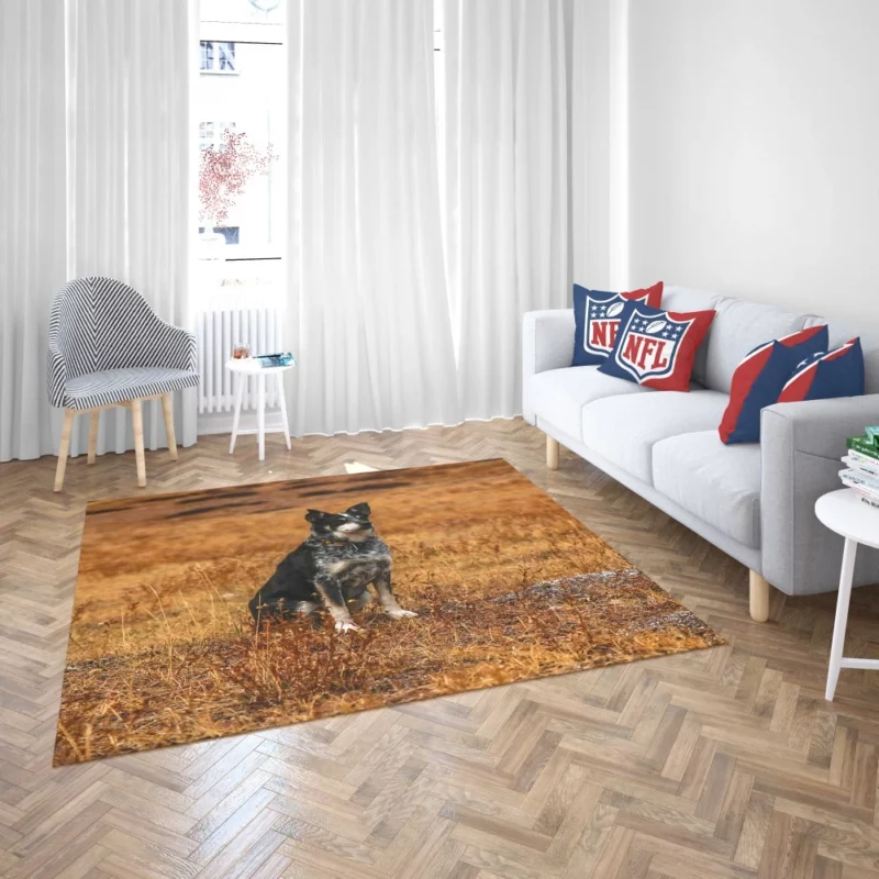 Australian Cattle Dog in Wilderness Rug 2