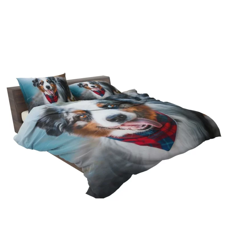 Australian Shepherd Blue-Eyed Aura Bedding Set 2