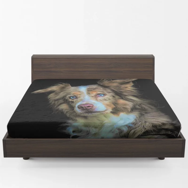 Australian Shepherd Blue-Eyed Wonder Fitted Sheet