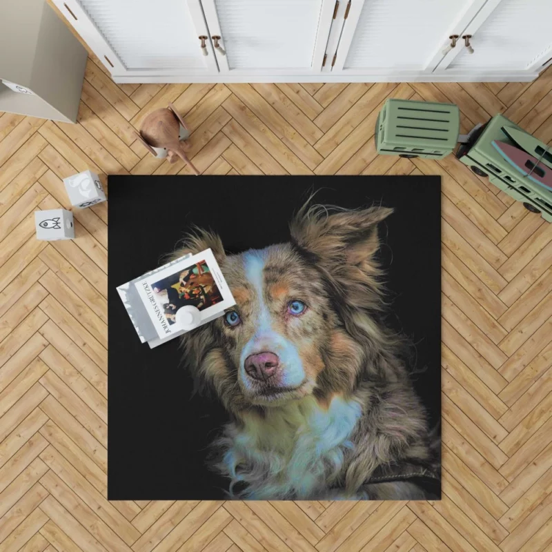 Australian Shepherd Blue-Eyed Wonder Rug