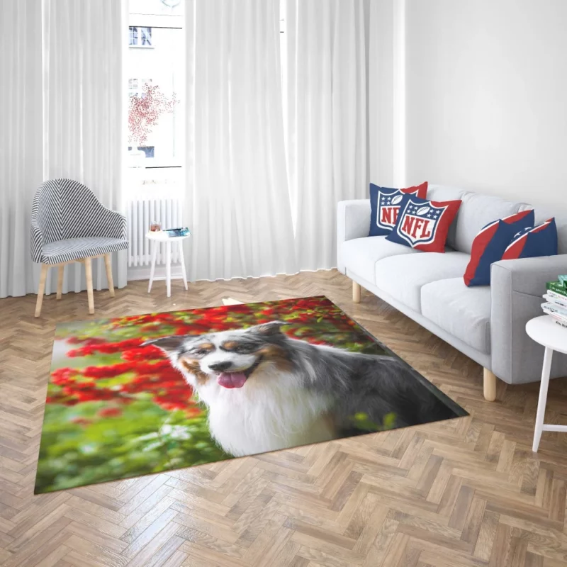 Australian Shepherd Graceful Aura Rug 2