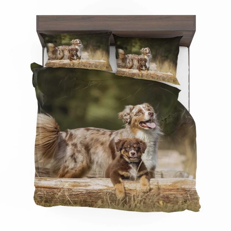 Australian Shepherd Playful Innocence Bedding Set 1