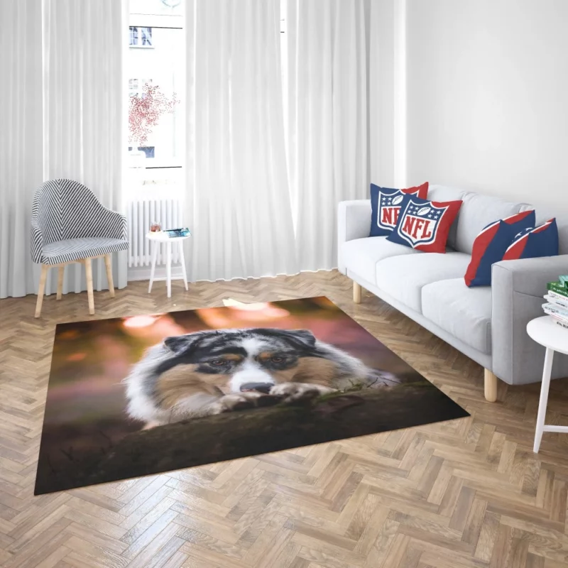 Australian Shepherd Spotted Adventure Rug 2