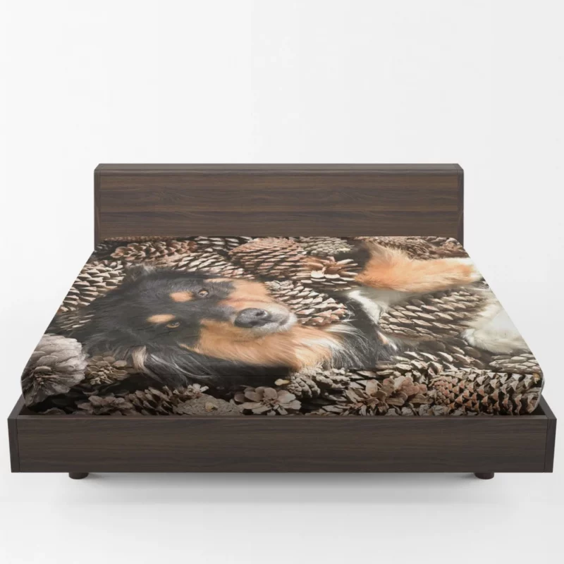 Australian Shepherd by Pine Cone Natural Beauty Fitted Sheet