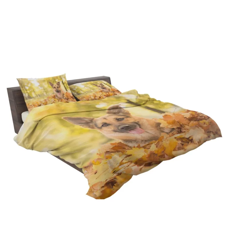 Autumn German Shepherd Bedding Set 2