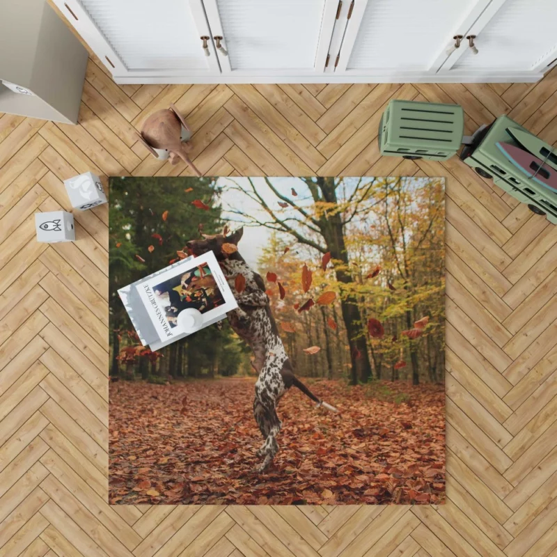 Autumn Leap of German Shorthaired Pointer Rug