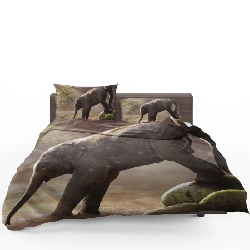 Baby Elephant Adorable Innocence Bedding Set