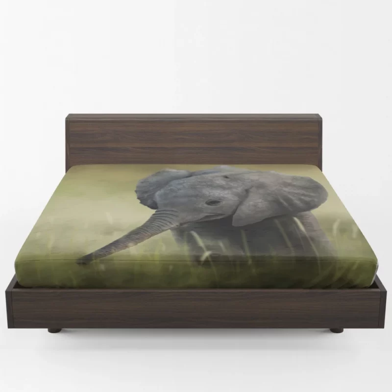 Baby Elephant Majestic Wonder Fitted Sheet