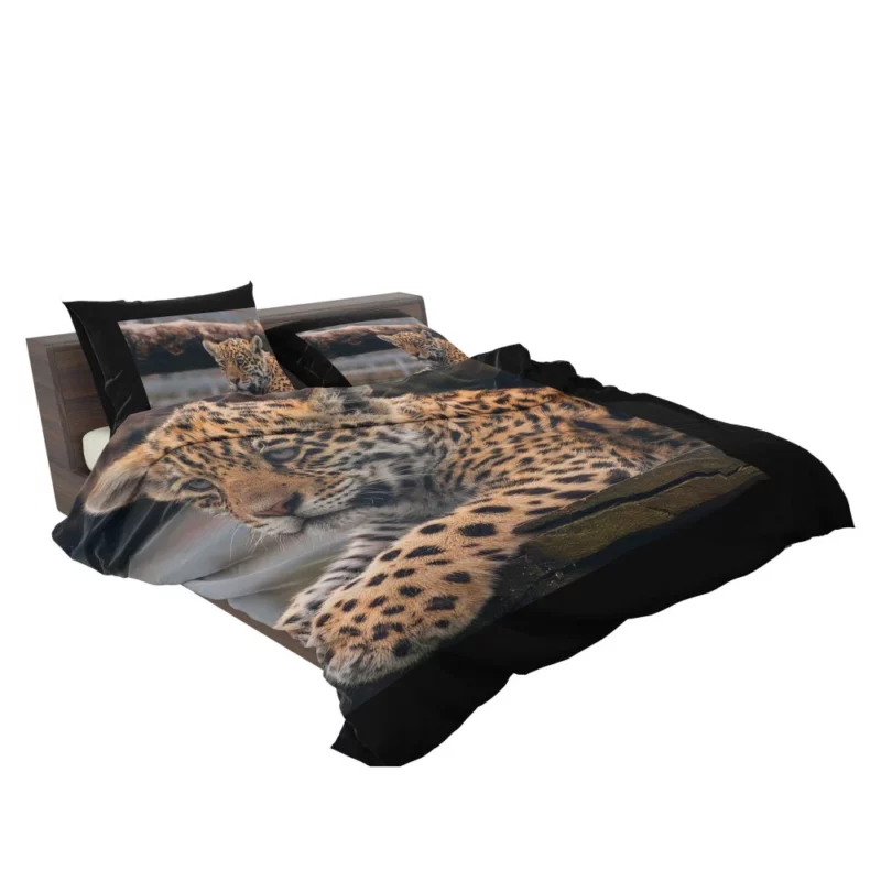 Baby Leopard Fierce Innocence Bedding Set 2