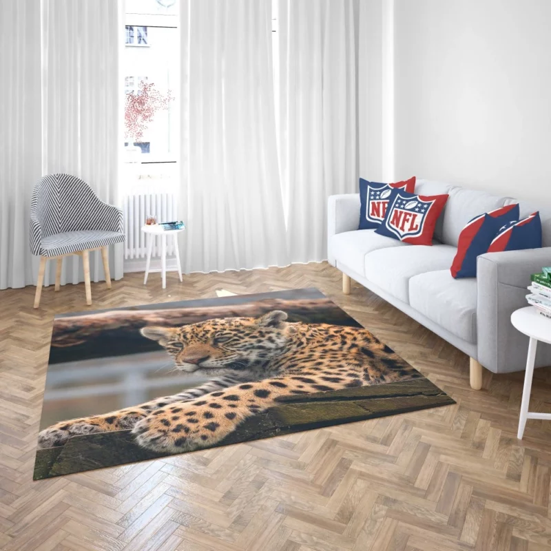 Baby Leopard Fierce Innocence Rug 2