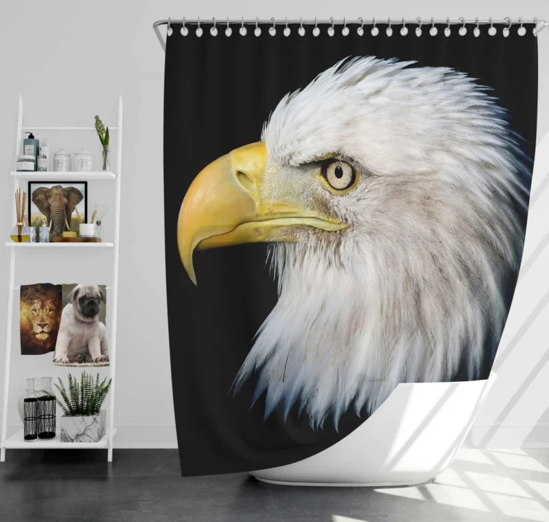 Bald Eagle Bird Shower Curtain