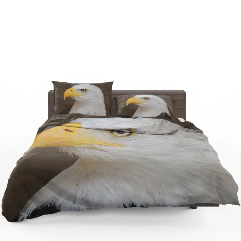 Bald Eagle Canvas Print Majestic Art Bedding Set