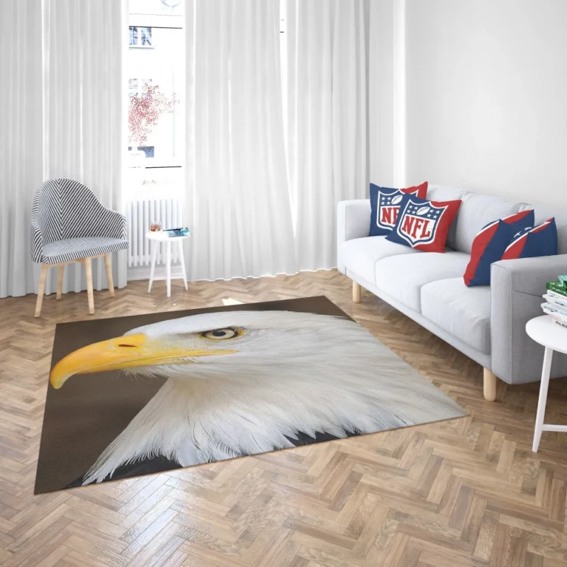 Bald Eagle Canvas Print Majestic Art Rug 2