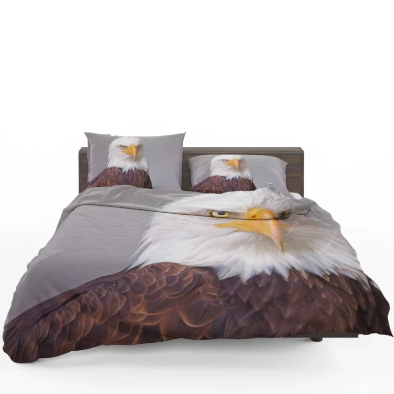 Bald Eagle Skyward Stance Aerial Majesty Bedding Set