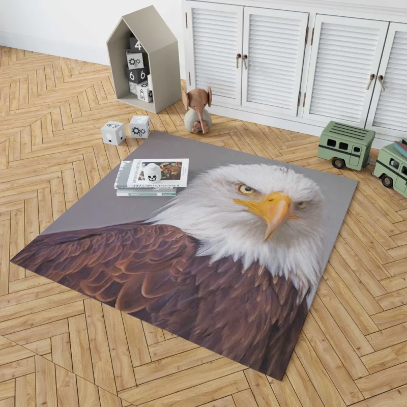 Bald Eagle Skyward Stance Aerial Majesty Rug 1