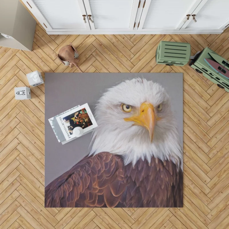 Bald Eagle Skyward Stance Aerial Majesty Rug