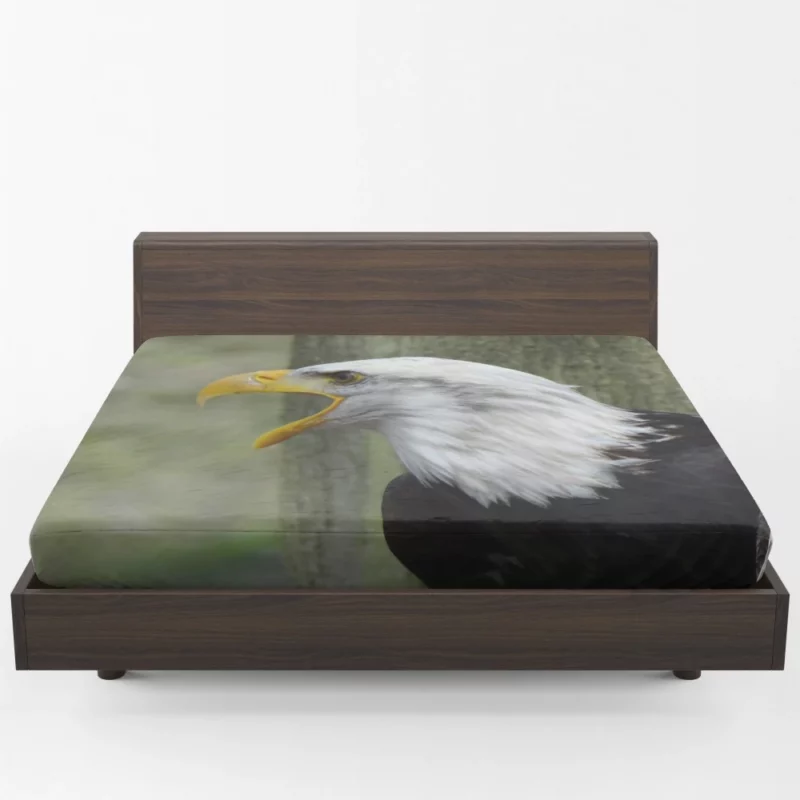 Bald Eagle Soaring Call Majestic Hunter Fitted Sheet