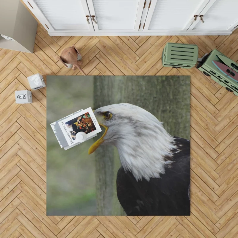 Bald Eagle Soaring Call Majestic Hunter Rug