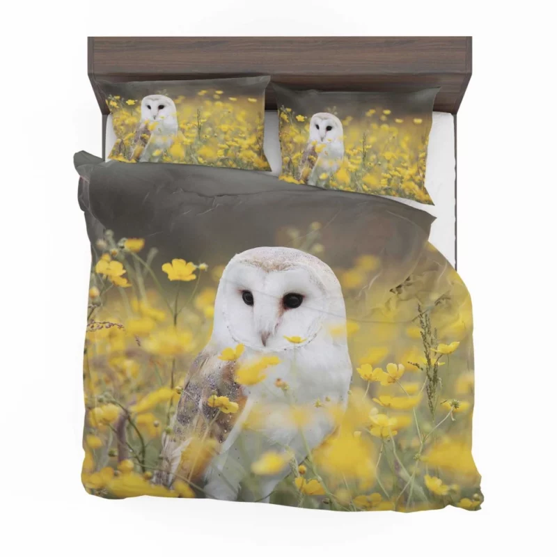 Barn Owl Nocturnal Majesty Silent Stare Bedding Set 1