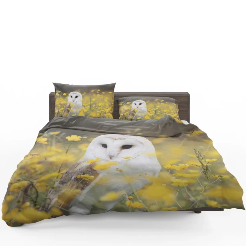 Barn Owl Nocturnal Majesty Silent Stare Bedding Set