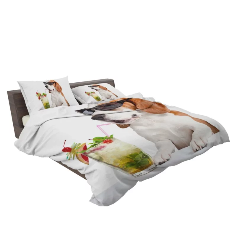 Beagle Cocktail Affair Summer Fun Bedding Set 2