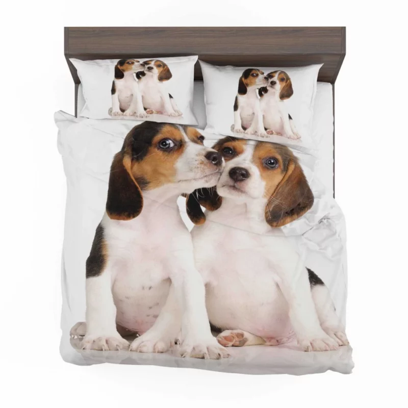 Beagle Puppies Playful Innocence Bedding Set 1